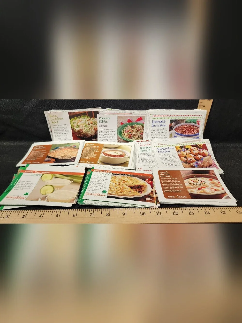 Vintage Taste Of Home Recipes Lot of 200 Grandma Favorites Used